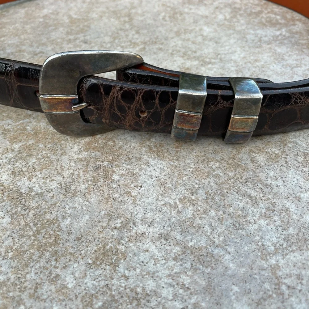 Flemings of Buckhead alligator belt